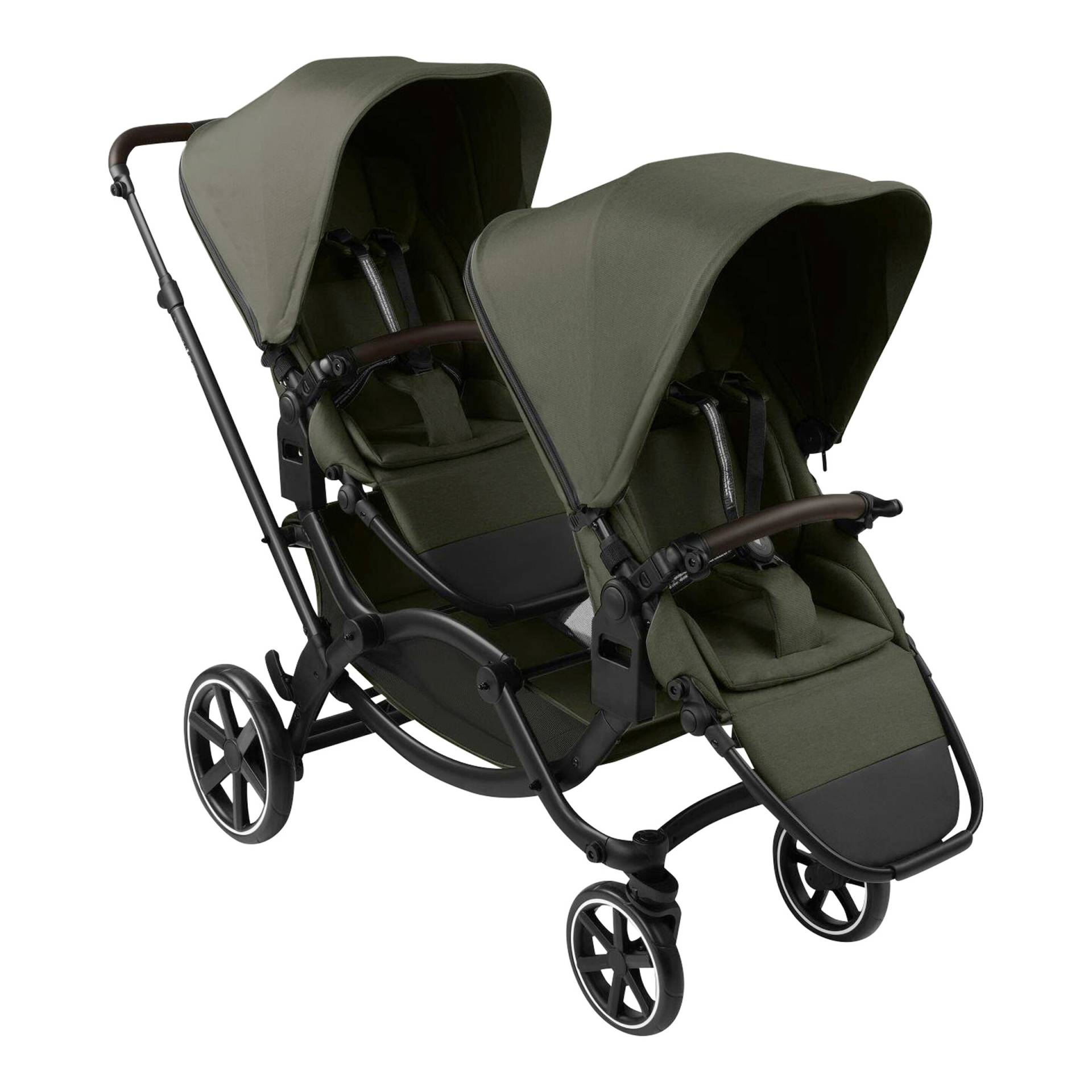 Abc Design Kinderwagen Zwillingswagen Zoom 2 oliv von ABC Design