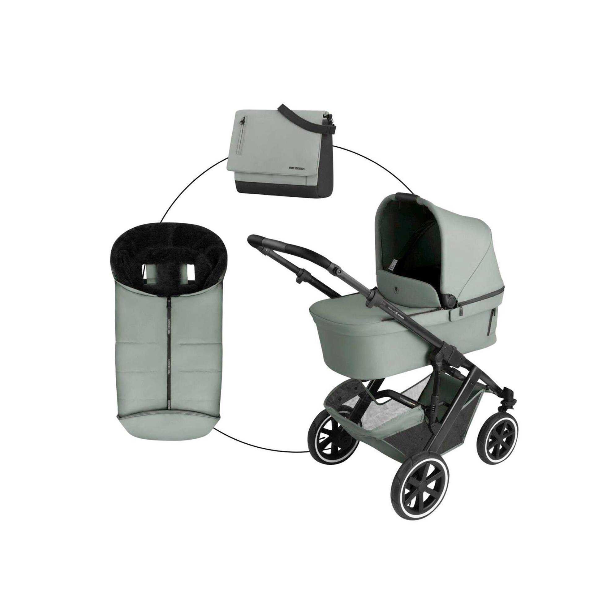 Abc Design Kombikinderwagen Salsa 5 Air inkl. Wickeltasche und Fußsack gruen Abc Design Kombikinderwagen Salsa 5 Air inkl. Wickeltasche und Fußsack gruen von ABC Design