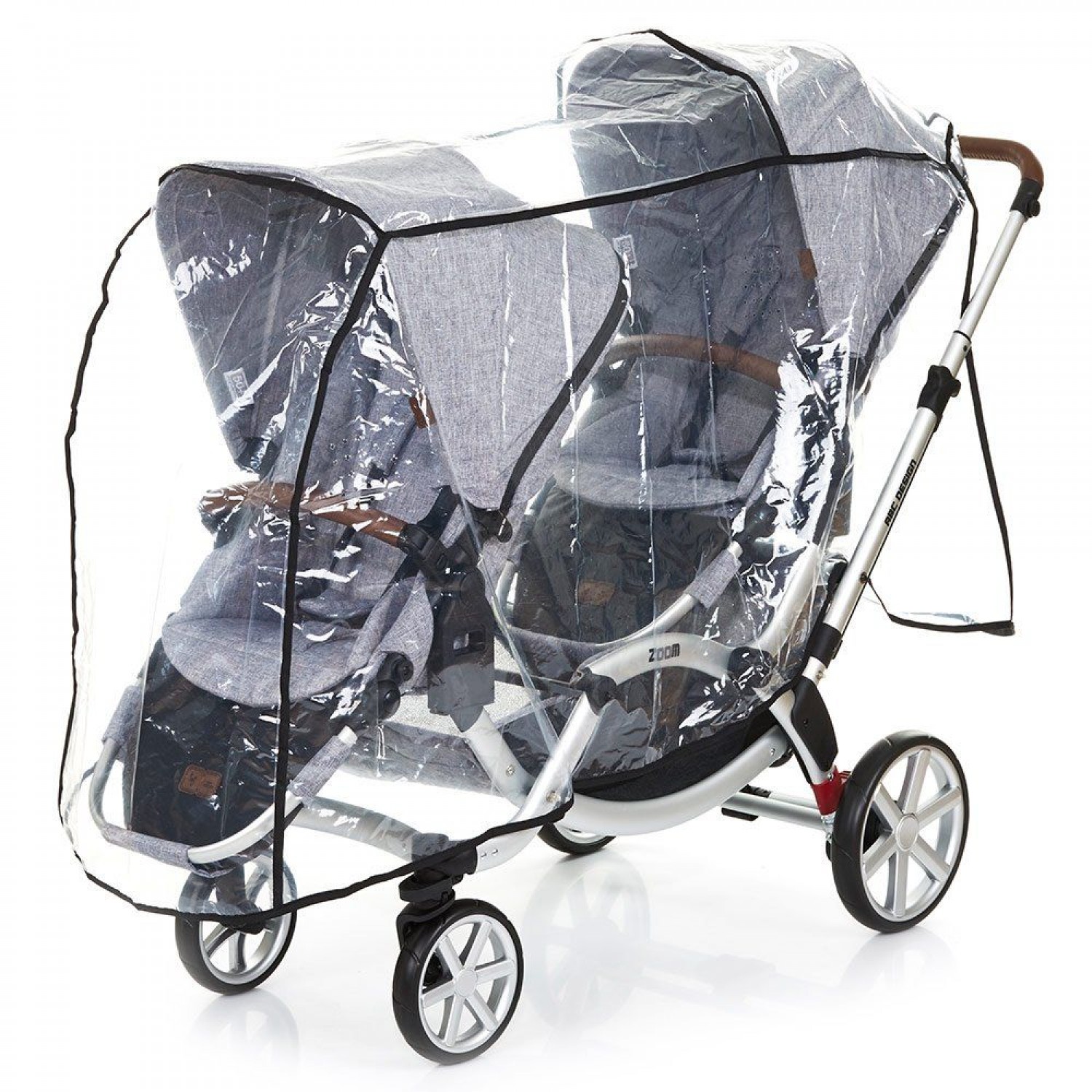Regenschutz für Zwillings-Buggy ABC Design Zoom Regenschutz für Zwillings-Buggy ABC Design Zoom von ABC Design