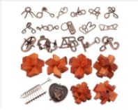 24 Stück Denksportaufgaben für Kinder, Jugendliche und Erwachsene – Lernspielzeug aus Metall und Holz, 3D-Steckspiele für IQ und Logik mit herausfordernden Aufgaben 24 Stück Denksportaufgaben für Kinder, Jugendliche und Erwachsene – Lernspielzeug aus Metall und Holz, 3D-Steckspiele für IQ und Logik mit herausfordernden Aufgaben von ABCDPP