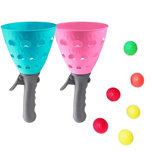 ABERE Catch Ball Game Set with 2 Cups and 10 Balls - Outdoor & Indoor Toy for Kids, Boys & Girls, Party & Garden Fun ABERE Catch Ball Game Set with 2 Cups and 10 Balls - Outdoor & Indoor Toy for Kids, Boys & Girls, Party & Garden Fun von ABERE
