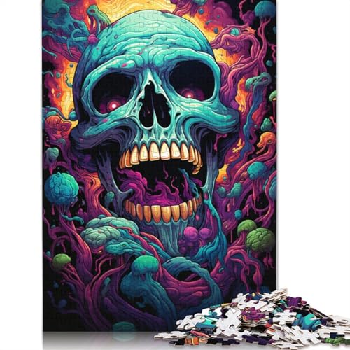 1000-teiliger bunter Fantasy-Dämon für Erwachsene, schwieriges Holzpuzzle, Puzzle für Erwachsene, Lernspiel, Herausforderungsspielzeug, 1000 Stück (75 x 50 cm) von ABFFSDT