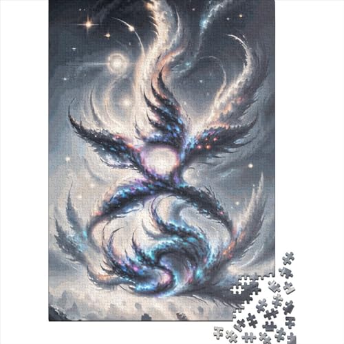 1000-teiliges Puzzle, Schneeflocken-Puzzle für Kinder, für Kinder und Jugendliche, Holzbrett-Puzzle, tolle Kinder, 1000 Teile (75 x 50 cm) von ABFFSDT