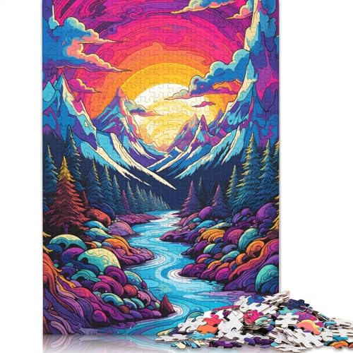 1000-teiliges Puzzle „Alaska_Gletscher“ für Erwachsene, Puzzles für Erwachsene und Teenager, Erwachsene ab 14 Jahren, 1000 Teile (75 x 50 cm) von ABFFSDT