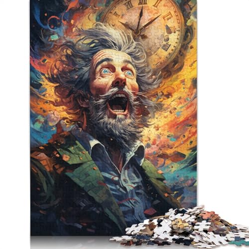 1000-teiliges Puzzle „Gott der Zeit“ für Erwachsene, Puzzles für Erwachsene und Teenager, Erwachsene ab 14 Jahren, 1000 Teile (75 x 50 cm) von ABFFSDT
