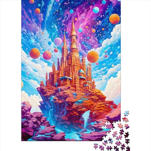 1000-teiliges Puzzle „The Gold Palace Space“ für Kinder, Puzzle, 1000-teiliges Puzzle, Puzzlespiel, schwieriges Herausforderungspuzzle, 1000 Teile (75 x 50 cm) von ABFFSDT