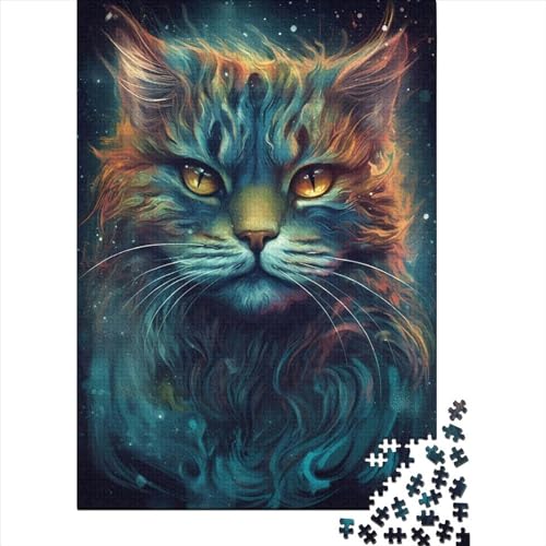 1000-teiliges Puzzle für Kinder, Perserkatze, Puzzle für Kinder, Herausforderungsspielzeug, 1000-teiliges Puzzle für Kinder, 1000 Teile (75 x 50 cm) von ABFFSDT