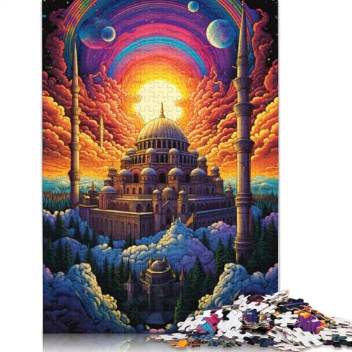 1000-teiliges Türkiye Hagia Sophia47-Puzzle für Erwachsene und Teenager, Holzpuzzle für Kinder, Lernspiel, Herausforderungsspielzeug, 1000 Stück (75 x 50 cm) von ABFFSDT
