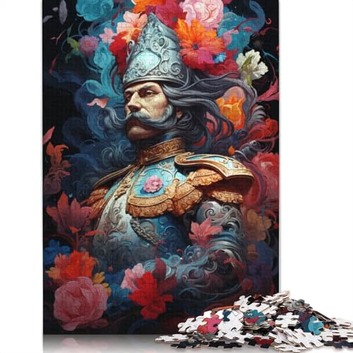 300-teiliges Puzzle mit farbenfrohen psychedelischen ungarischen Statuen für Kinder und Jugendliche, ab 14 Jahren, 300 Teile (40 x 28 cm) von ABFFSDT