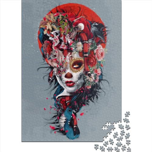 Body Art 1000-Teile-Puzzle für Kinder – Unmögliches Puzzle – Puzzles für das Gehirn – 1000-Teile-Puzzle (75 x 50 cm) von ABFFSDT