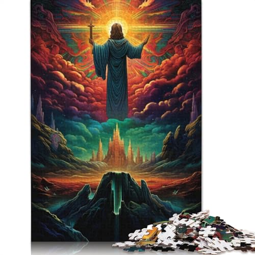 Brasilien Jesus Savior6 Puzzle 1000 Teile für Erwachsene Puzzle Puzzle für Erwachsene für Erwachsene und Jugendliche ab 12 Jahren 1000 Teile (75 x 50 cm) von ABFFSDT