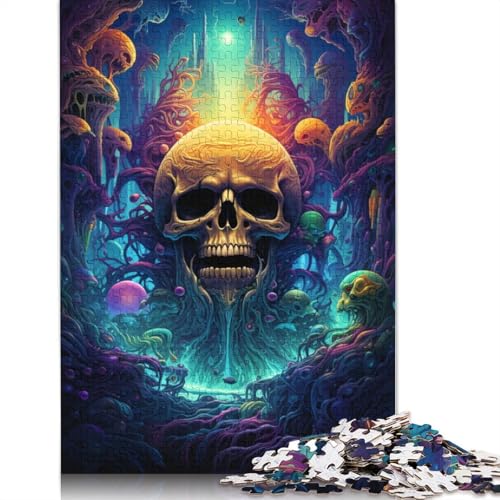 Farbenfrohes Höllendämonen-Puzzle für Erwachsene und Jugendliche, 1000 Teile, Puzzle für Erwachsene, Jugendliche ab 12 Jahren, 1000 Teile (75 x 50 cm) von ABFFSDT