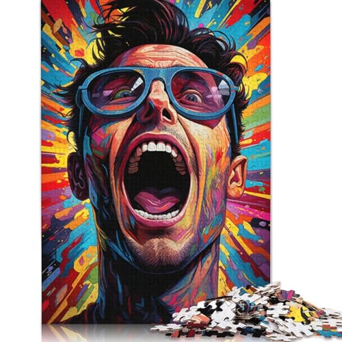 Painting Color Heroes Puzzle 1000 Teile für Teenager-Geschenke, Holzpuzzle für Erwachsene und Teenager, für Erwachsene und Teenager ab 12 Jahren, 1000 Teile (75 x 50 cm) von ABFFSDT