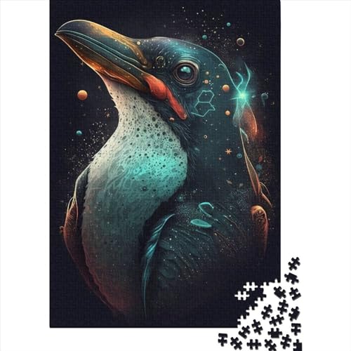 Puzzle 1000 Teile Pinguin-Illusionspuzzle Puzzle für Erwachsene und Puzzles mit Schwierigkeitsgrad Puzzle Klassisches Spiel Puzzle Lernspiel 1000 Teile (75 x 50 cm) von ABFFSDT