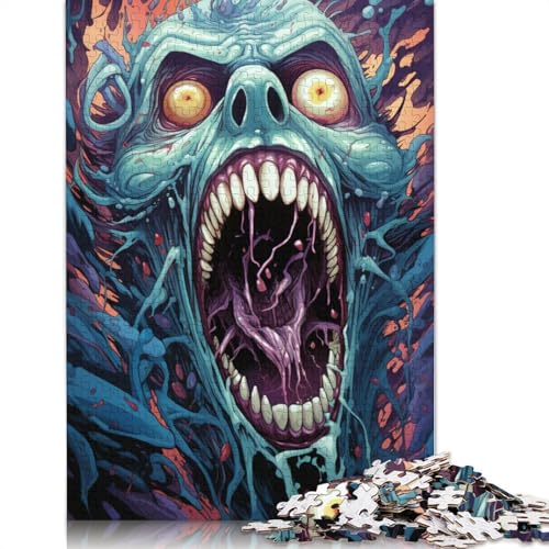 Puzzle für Erwachsene und Jugendliche, Sternenhimmel, Farbmalerei, Monster, Holzpuzzle für Erwachsene, Teenager-Geschenk, 1000 Teile (75 x 50 cm) von ABFFSDT