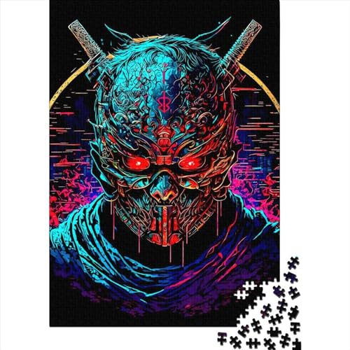 Samurai646 Puzzle für Kinder, 1000 Teile, anspruchsvolles großes DIY-Puzzle, Lernspielzeug, lustige Familienspiele, einzigartige Heimdekoration, 1000 Teile (75 x 50 cm) von ABFFSDT