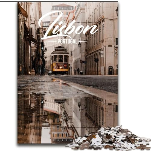 1000-teiliges Puzzle für Erwachsene und Jugendliche, Lissabon, für und ab 14 Jahren, pädagogisches Lernspielzeug, Familienspiele, Geburtstagsgeschenk, 50x75cm 1000-teiliges Puzzle für Erwachsene und Jugendliche, Lissabon, für und ab 14 Jahren, pädagogisches Lernspielzeug, Familienspiele, Geburtstagsgeschenk, 50x75cm von ABKMXDKZ