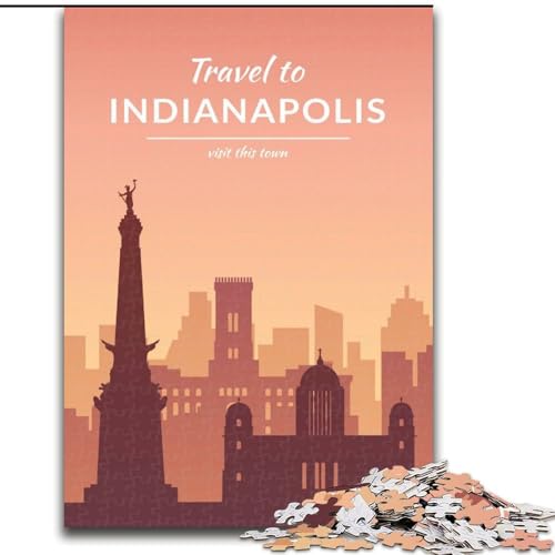 1000-teiliges Puzzle für Jugendliche und Erwachsene, Indianapolis, Lernspiele, Heimdekoration, geeignet für die Schreibtischdekoration, 50x75cm 1000-teiliges Puzzle für Jugendliche und Erwachsene, Indianapolis, Lernspiele, Heimdekoration, geeignet für die Schreibtischdekoration, 50x75cm von ABKMXDKZ