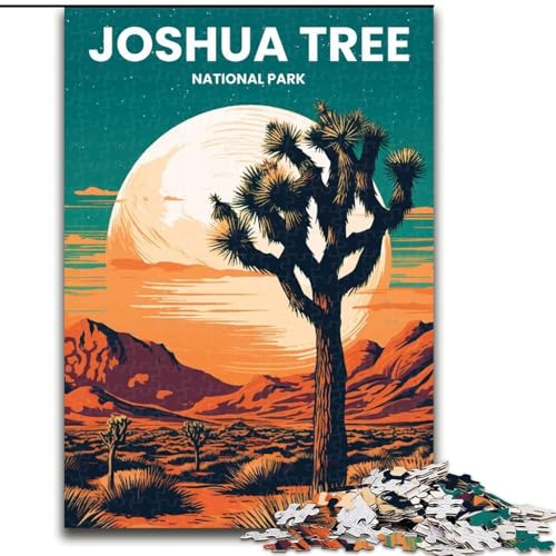 1000-teiliges Puzzle für Teenager, Joshua Tree, Spielzeug, Lernspiele, Stressabbau, Eltern-Kind-Interaktion, 26x38cm von ABKMXDKZ
