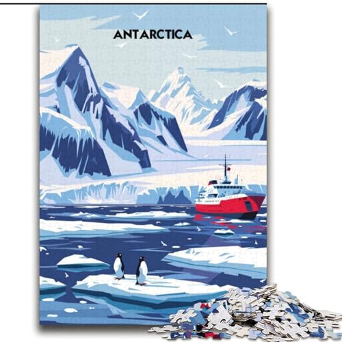 2000-teiliges Puzzle Antarktisexpedition, für Kinder ab 14 Jahren, jedes Teil ist einzigartig – lustiges und herausforderndes Spiel für die ganze Familie, tolles Geschenk, 70x100cm von ABKMXDKZ