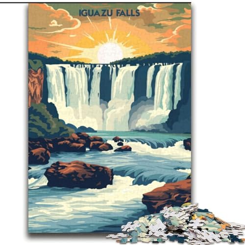 2000-teiliges Puzzle für Erwachsene und Jugendliche, Iguazú-Wasserfälle, Spielzeug, Lernspiele, Stressabbau, Eltern-Kind-Interaktion, 70x100cm von ABKMXDKZ