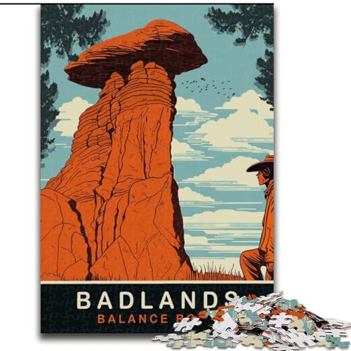 Puzzle 1000 Teile für Erwachsene und Jugendliche, Balance Rock, Spielzeug, Lernspiele, Stressabbau, Stärkung der Liebe zwischen Paaren, 50x75cm Puzzle 1000 Teile für Erwachsene und Jugendliche, Balance Rock, Spielzeug, Lernspiele, Stressabbau, Stärkung der Liebe zwischen Paaren, 50x75cm von ABKMXDKZ