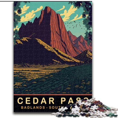 Puzzle 1000 Teile für Erwachsene und Jugendliche, Cedar Pass, Spielzeug, Lernspiele, Stressabbau, Stärkung der Liebe zwischen Paaren, 26x38cm Puzzle 1000 Teile für Erwachsene und Jugendliche, Cedar Pass, Spielzeug, Lernspiele, Stressabbau, Stärkung der Liebe zwischen Paaren, 26x38cm von ABKMXDKZ