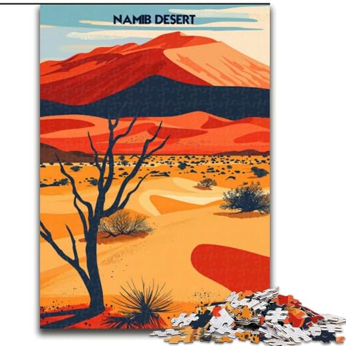 Puzzle 1000 Teile für Teenager, Geschenke, Namib-Wüstenlandschaft, Lernspielzeug, einzigartige Geburtstags- und Geschenkideen für Kinder ab 14 Jahren, 50x75cm von ABKMXDKZ
