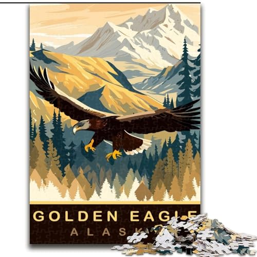 Puzzle 1000 Teile für Teenager, Steinadler, Lernspielzeug, einzigartige Geburtstags- und Geschenkideen für Kinder ab 14 Jahren, 26x38cm Puzzle 1000 Teile für Teenager, Steinadler, Lernspielzeug, einzigartige Geburtstags- und Geschenkideen für Kinder ab 14 Jahren, 26x38cm von ABKMXDKZ