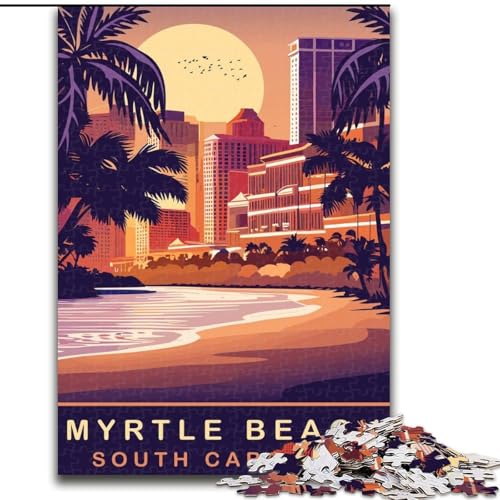 Puzzle 1000 Teile für Teenager-Geschenke Myrtle Beach SC, Lernspielzeug, einzigartige Geburtstags- und Geschenkideen für Kinder ab 14 Jahren, 26x38cm Puzzle 1000 Teile für Teenager-Geschenke Myrtle Beach SC, Lernspielzeug, einzigartige Geburtstags- und Geschenkideen für Kinder ab 14 Jahren, 26x38cm von ABKMXDKZ