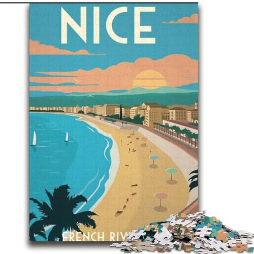 Puzzle 2000 Teile für Erwachsene und Jugendliche, schönes Spielzeug, Lernspiele, Stressabbau, Stärkung der Liebe zwischen Paaren, 70x100cm von ABKMXDKZ