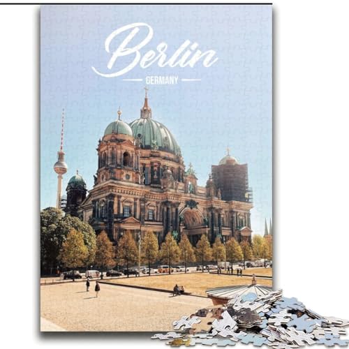 Puzzle 2000 Teile für Teenager Berlin, Lernspielzeug, einzigartige Geburtstags- und Geschenkideen für Kinder ab 14 Jahren, 70x100cm von ABKMXDKZ