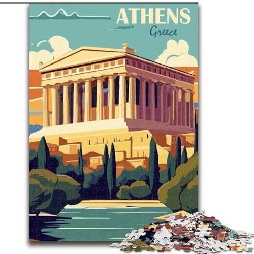 Puzzle für Erwachsene, 1000 Teile, Athen, Griechenland, geeignet für Personen ab 14 Jahren, anspruchsvoll zu lösen, Aber unterhaltsam und humorvoll, tolles Geschenk, 26x38cm Puzzle für Erwachsene, 1000 Teile, Athen, Griechenland, geeignet für Personen ab 14 Jahren, anspruchsvoll zu lösen, Aber unterhaltsam und humorvoll, tolles Geschenk, 26x38cm von ABKMXDKZ