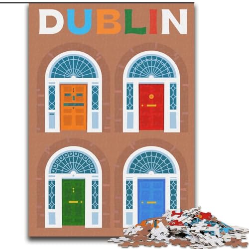 Puzzle für Erwachsene, 1000 Teile, Dublin, geeignet für Personen ab 14 Jahren, anspruchsvoll zu lösen, Aber lustig und humorvoll, tolles Geschenk, 26x38cm Puzzle für Erwachsene, 1000 Teile, Dublin, geeignet für Personen ab 14 Jahren, anspruchsvoll zu lösen, Aber lustig und humorvoll, tolles Geschenk, 26x38cm von ABKMXDKZ