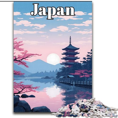 Puzzle für Erwachsene, 1000 Teile, Japan-Reiseposter, für Kinder ab 14 Jahren, jedes Teil ist einzigartig – lustiges und herausforderndes Spiel für die ganze Familie, tolles Geschenk, 50x75cm Puzzle für Erwachsene, 1000 Teile, Japan-Reiseposter, für Kinder ab 14 Jahren, jedes Teil ist einzigartig – lustiges und herausforderndes Spiel für die ganze Familie, tolles Geschenk, 50x75cm von ABKMXDKZ