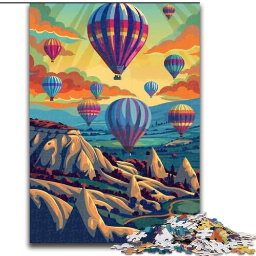 Puzzle für Erwachsene, 1000 Teile, Kappadokien, Türkei, für 14+, anspruchsvolles Spiel als Geschenk für die ganze Familie und Freunde, 26x38cm Puzzle für Erwachsene, 1000 Teile, Kappadokien, Türkei, für 14+, anspruchsvolles Spiel als Geschenk für die ganze Familie und Freunde, 26x38cm von ABKMXDKZ