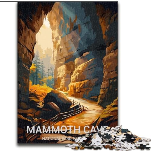 Puzzle für Erwachsene, 1000 Teile, Mammoth Cave Nationalpark, Spielzeug, Lernspiele, Stressabbau, Stärkung der Liebe zwischen Paaren, 26x38cm von ABKMXDKZ