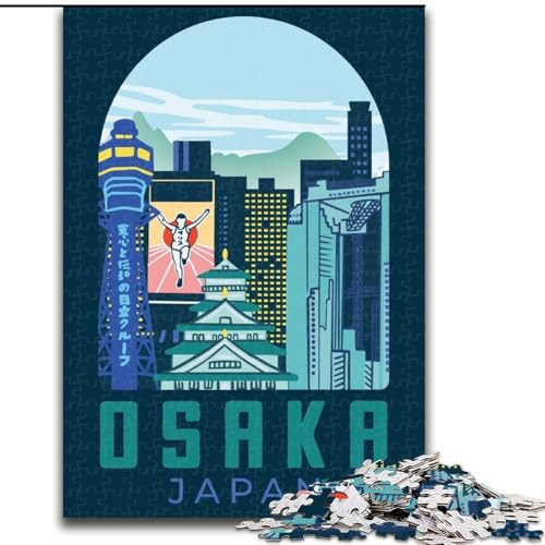 Puzzle für Erwachsene, 1000 Teile, Osaka, Spielzeug, Lernspiele, Stressabbau, Stärkung der Liebe zwischen Paaren, 50x75cm Puzzle für Erwachsene, 1000 Teile, Osaka, Spielzeug, Lernspiele, Stressabbau, Stärkung der Liebe zwischen Paaren, 50x75cm von ABKMXDKZ
