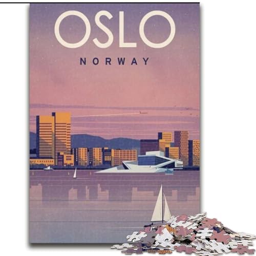 Puzzle für Erwachsene, 1000 Teile, Oslo, geeignet für Personen ab 14 Jahren, anspruchsvoll zu lösen, Aber lustig und humorvoll, tolles Geschenk, 26x38cm Puzzle für Erwachsene, 1000 Teile, Oslo, geeignet für Personen ab 14 Jahren, anspruchsvoll zu lösen, Aber lustig und humorvoll, tolles Geschenk, 26x38cm von ABKMXDKZ