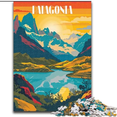 Puzzle für Erwachsene, 1000 Teile, Patagonien-Landschaftsposter, Spielspielzeug, jedes Teil ist einzigartig – anspruchsvolles Familienspiel für Kinder ab 14 Jahren, 26x38cm Puzzle für Erwachsene, 1000 Teile, Patagonien-Landschaftsposter, Spielspielzeug, jedes Teil ist einzigartig – anspruchsvolles Familienspiel für Kinder ab 14 Jahren, 26x38cm von ABKMXDKZ