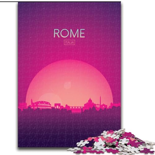 Puzzle für Erwachsene, 1000 Teile, Rom, Italien, für 14+, anspruchsvolles Spiel als Geschenk für die ganze Familie und Freunde, 26x38cm Puzzle für Erwachsene, 1000 Teile, Rom, Italien, für 14+, anspruchsvolles Spiel als Geschenk für die ganze Familie und Freunde, 26x38cm von ABKMXDKZ