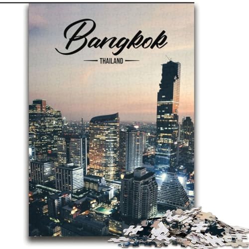 Puzzle für Erwachsene, 2000 Teile, Bangkok, für 14+, anspruchsvolles Spiel als Geschenk für die ganze Familie und Freunde, 70x100cm von ABKMXDKZ