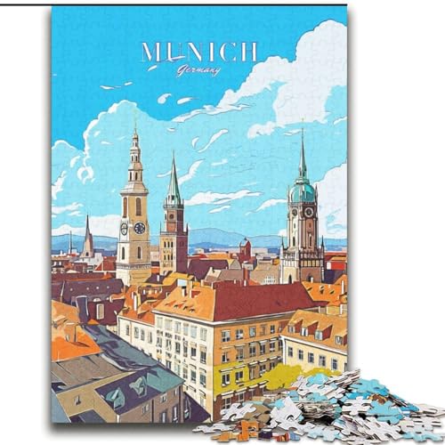Puzzle für Erwachsene, 2000 Teile, Bayern, München, Reisen, Spielzeug, Lernspiele, Stressabbau, Stärkung der Liebe zwischen Paaren, 70x100cm von ABKMXDKZ