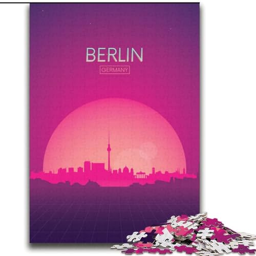 Puzzle für Erwachsene, 2000 Teile, Berlin, Deutschland, für 14+, anspruchsvolles Spiel als Geschenk für die ganze Familie und Freunde, 70x100cm von ABKMXDKZ