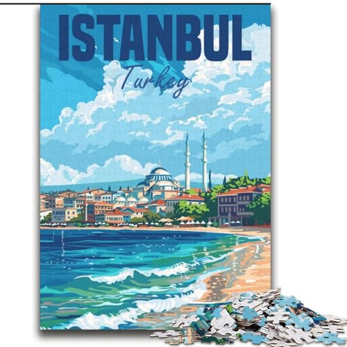 Puzzle für Erwachsene, 2000 Teile, Istanbul, Türkei, Spielzeug, Lernspiele, Stressabbau, Stärkung der Liebe zwischen Paaren, 70x100cm Puzzle für Erwachsene, 2000 Teile, Istanbul, Türkei, Spielzeug, Lernspiele, Stressabbau, Stärkung der Liebe zwischen Paaren, 70x100cm von ABKMXDKZ