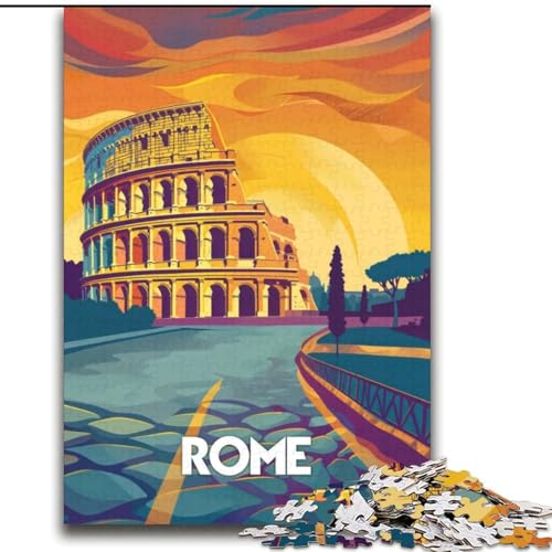 Puzzle für Erwachsene, 2000 Teile, Kolosseum bei Sonnenuntergang, für 14+, anspruchsvolles Spiel als Geschenk für die ganze Familie und Freunde, 70x100cm Puzzle für Erwachsene, 2000 Teile, Kolosseum bei Sonnenuntergang, für 14+, anspruchsvolles Spiel als Geschenk für die ganze Familie und Freunde, 70x100cm von ABKMXDKZ