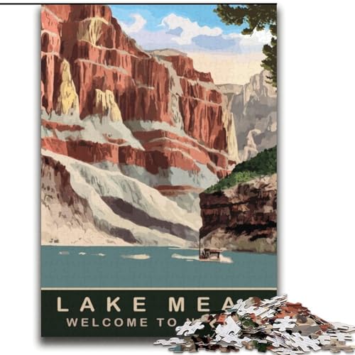 Puzzle für Erwachsene, 2000 Teile, Lake Mead, Spielzeug, Lernspiele, Stressabbau, Stärkung der Liebe zwischen Paaren, 70x100cm von ABKMXDKZ