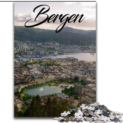 Puzzle für Erwachsene 1000 Teile Bergen, Spielspielzeug, jedes Teil ist einzigartig – anspruchsvolles Familienspiel für Kinder ab 14 Jahren, 50x75cm von ABKMXDKZ