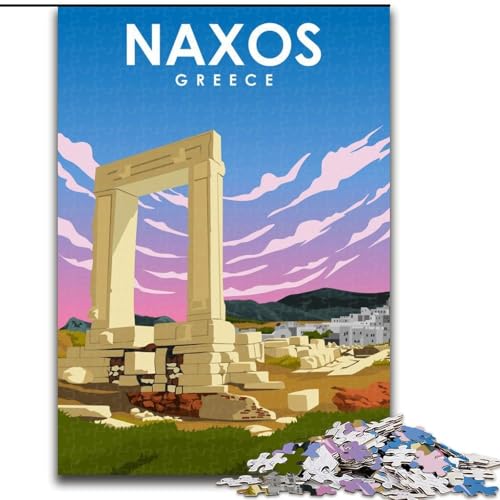 Puzzle für Erwachsene und Jugendliche, 1000 Teile, Naxos-Sommerreiseplakat, für und ab 14 Jahren, pädagogisches Lernspielzeug, Familienspiele, Geburtstagsgeschenk, 26x38cm Puzzle für Erwachsene und Jugendliche, 1000 Teile, Naxos-Sommerreiseplakat, für und ab 14 Jahren, pädagogisches Lernspielzeug, Familienspiele, Geburtstagsgeschenk, 26x38cm von ABKMXDKZ