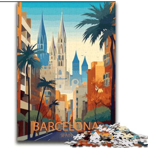 Puzzle für Erwachsene und Jugendliche, Puzzle Barcelona, für 14+, anspruchsvolles Spiel und Familienspiel, toll, 70x100cm Puzzle für Erwachsene und Jugendliche, Puzzle Barcelona, für 14+, anspruchsvolles Spiel und Familienspiel, toll, 70x100cm von ABKMXDKZ